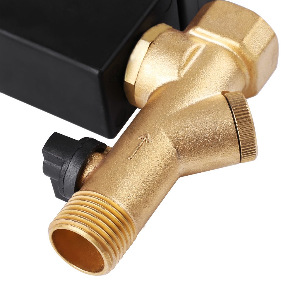 Valvola Scarico Elettronica Automatica Tempo Condensa Compressore Serbatoio Umidità Acqua Dn15 G1/2 Integrata (AC230V)