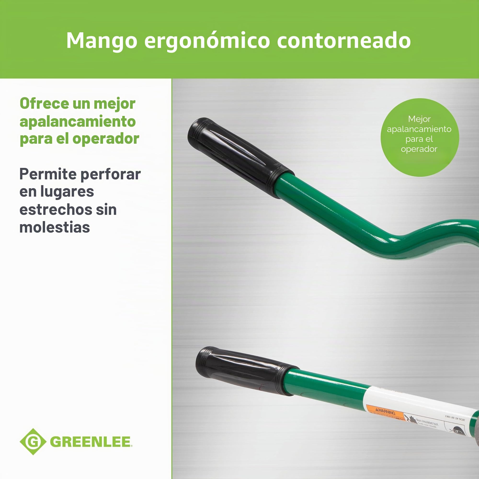 Greenlee - Perforadora de metal (710), fabricación de agujeros (710)