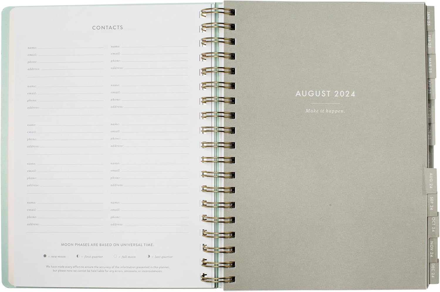 Fringe Studio Spiral Weekly Planner