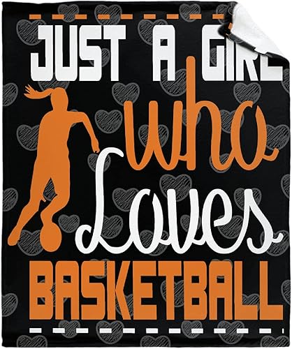 Darani Just A Girl Who Loves Basketball - Manta ligera y súper suave y acogedora, cálida y ligera, manta de franela suave, 40 x 30 pulgadas, XS para