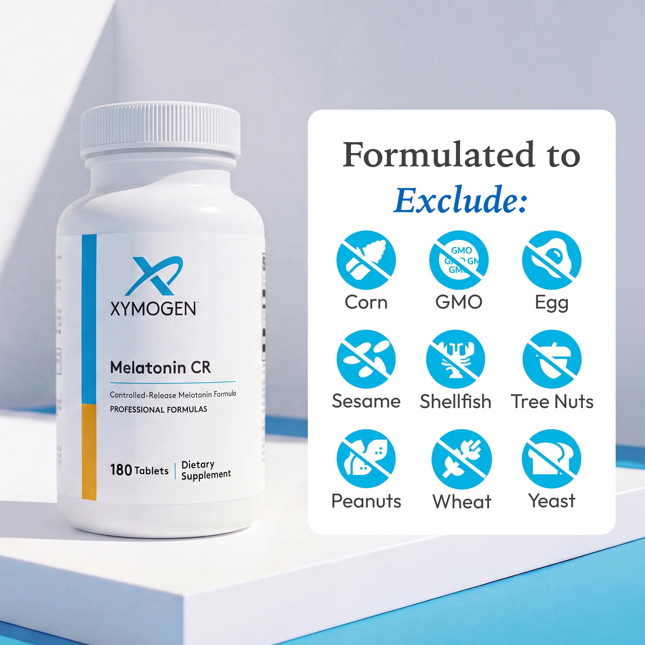 XYMOGEN Melatonin CR, 180 Tablets — Amazon image 6