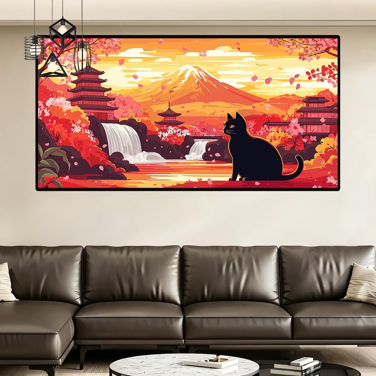 Diamond Painting Kit Completo Giappone, 5D Pittura Diamante 100x50cm -0296