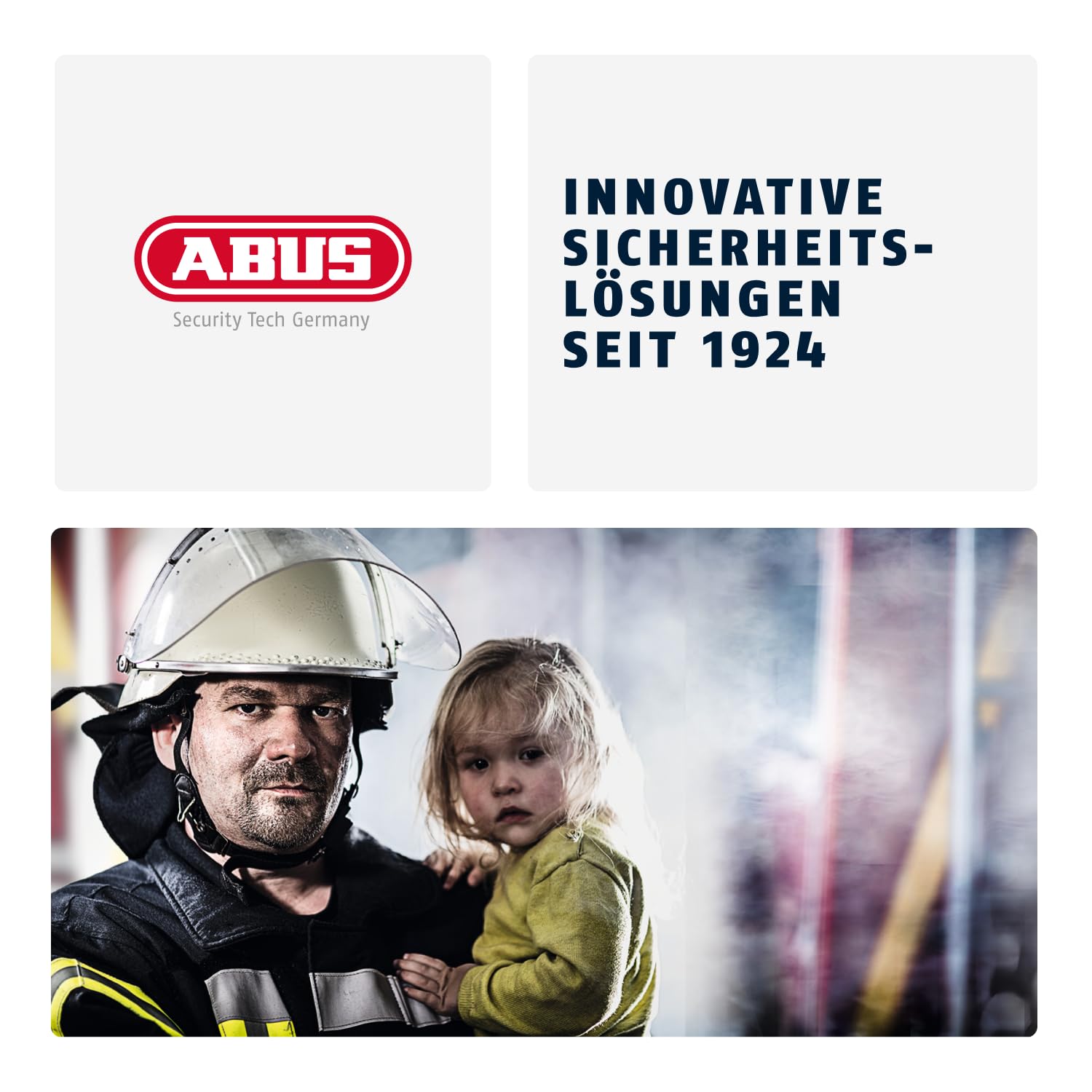 ABUS Gasmelder GWM100ME für Gasthermen - Erdgas (Methan) / Stadtgas - Alarmlautstärke 85 dB - weiß