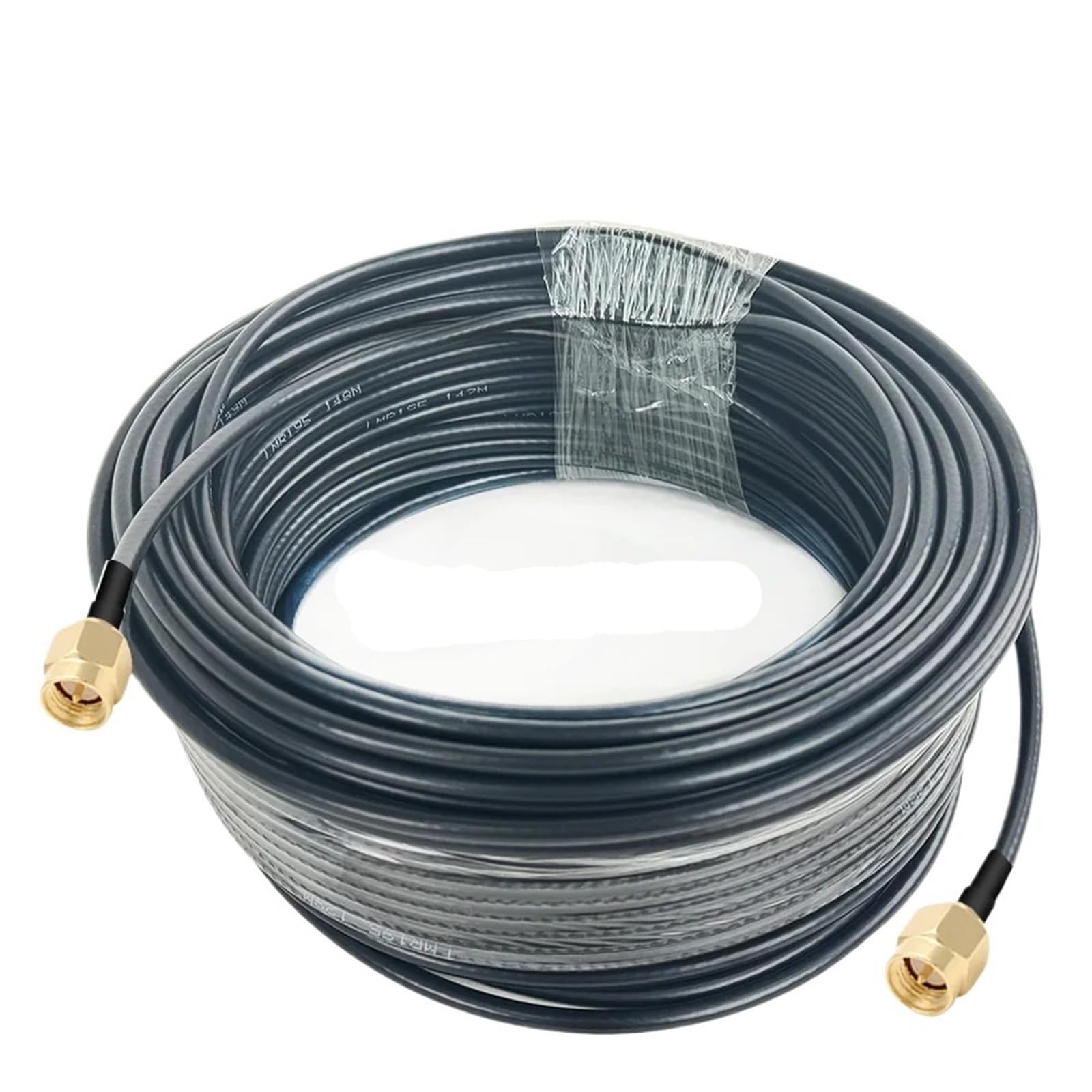 Cavo coassiale SMA maschio a SMA maschio, 50 Ohm, LMR195, cavo di prolunga RF a bassa perdita per antenna WiFi 4G LTE Ham Radio ADS-B, lunghezza 20 cm-30 m (SMA M a RP SMA F, 2 m)