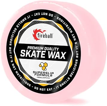 Fireball SuperSlip Pro Skateboard Wax for Rails - USA Formulated Skate Curb Wax for Scooters Aggressive Inline and Skateboards - Custom Formula Professional Skate Wax