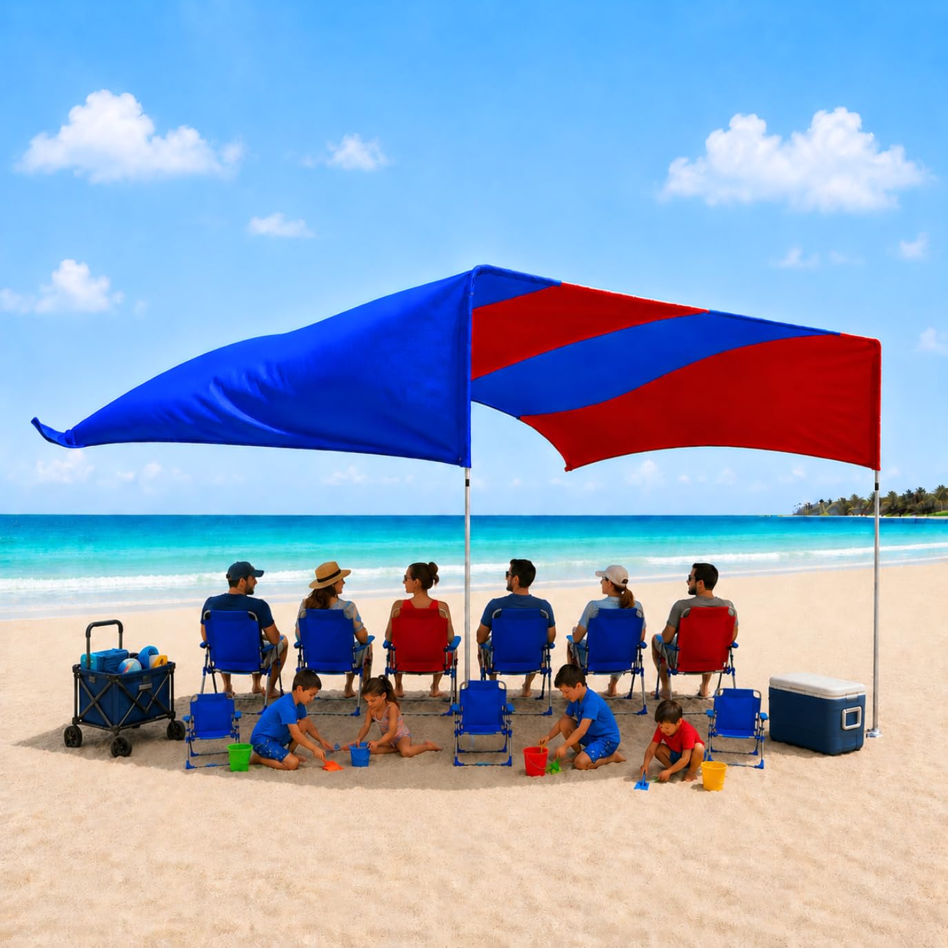 MillionShades Beach Shade Sail