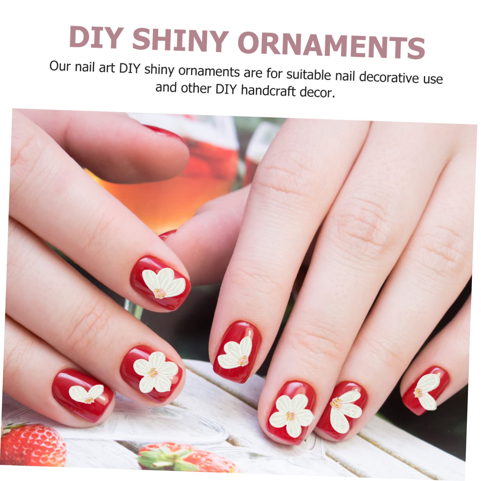 12fogli Adesivi Per Unghie Embossed Flower Per Nail Art Decorazioni Unghie Autoadesive e