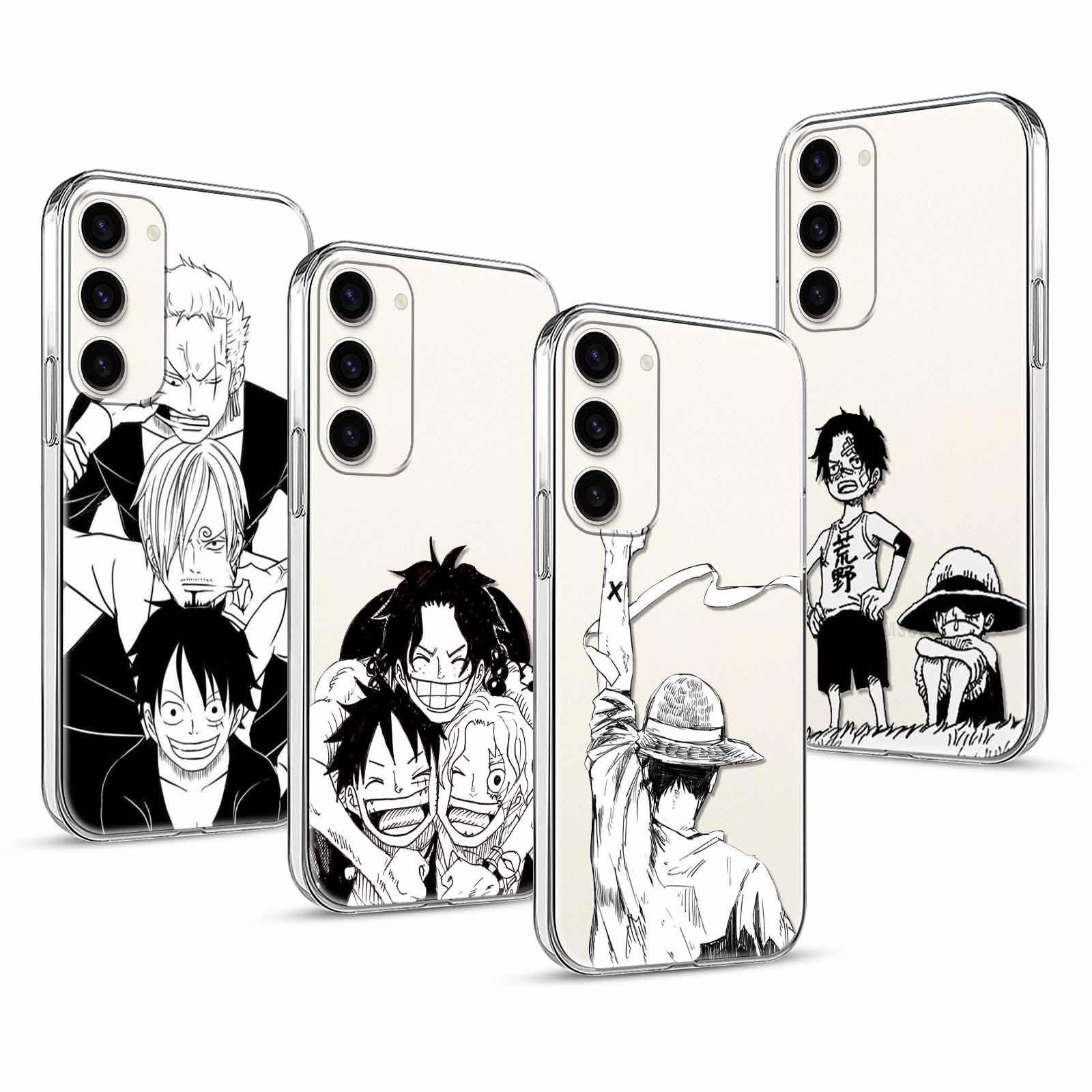 4 Piezas Transparente Funda para Samsung Galaxy S23 5G 6.1 Pulgada, Anime  con Luffy Zoro Gear 5 Nika Patrón Diseño Carcasa Antichoque Protecciones  para Las Lentes Suave TPU Case Fundas : Amazon.es: Electrónica