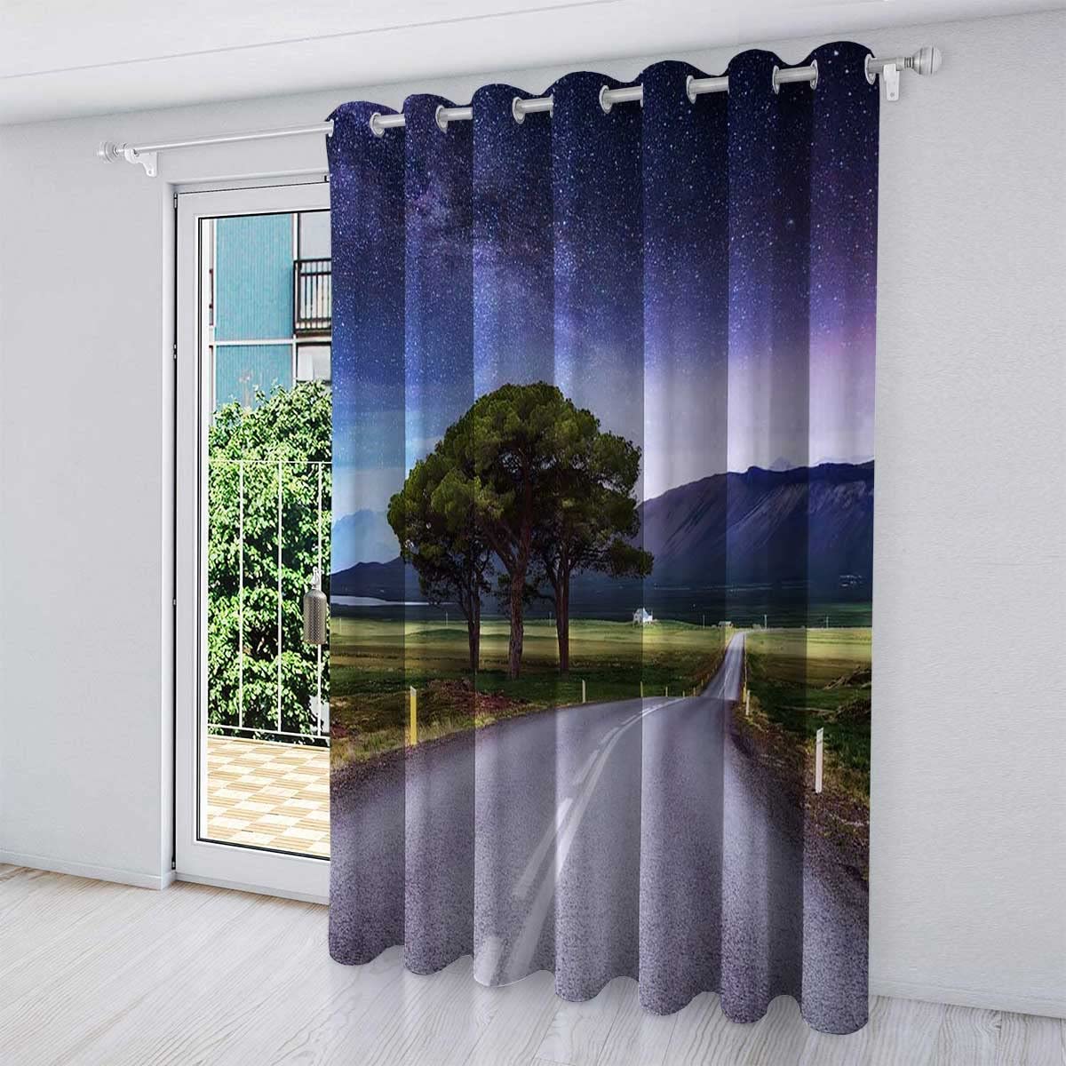 リビング用カーテン大型窓用