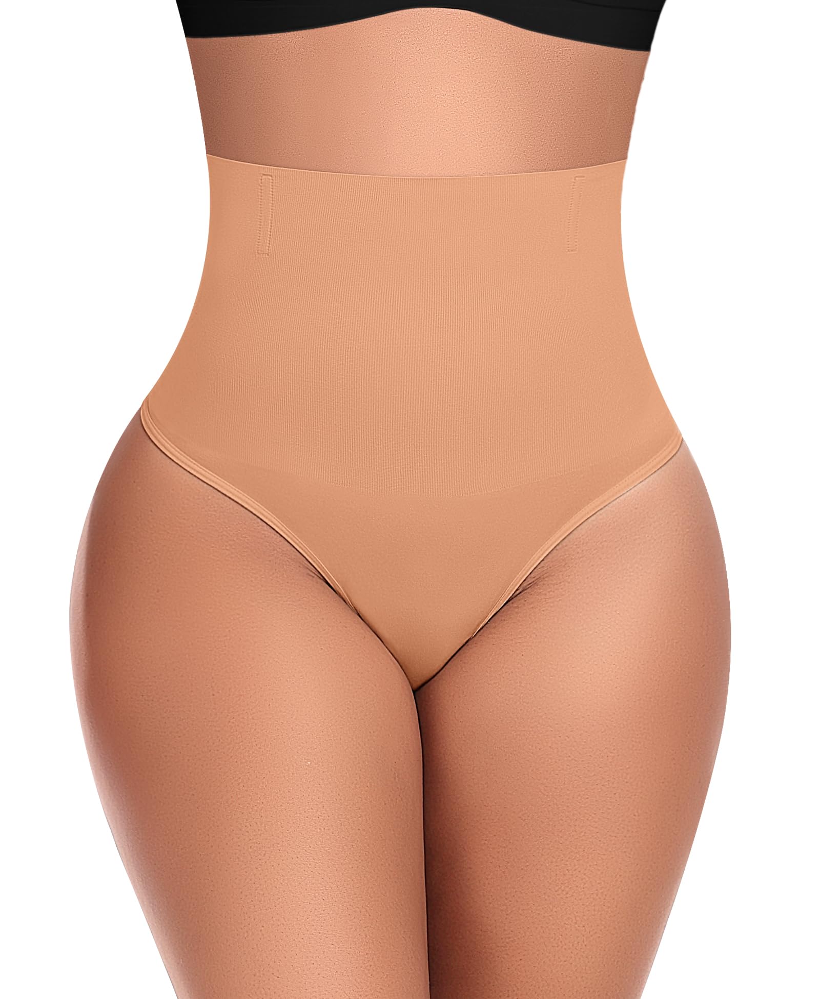 Womens Thong Shapewear Mid to High Waisted Shaper Thong WN0017