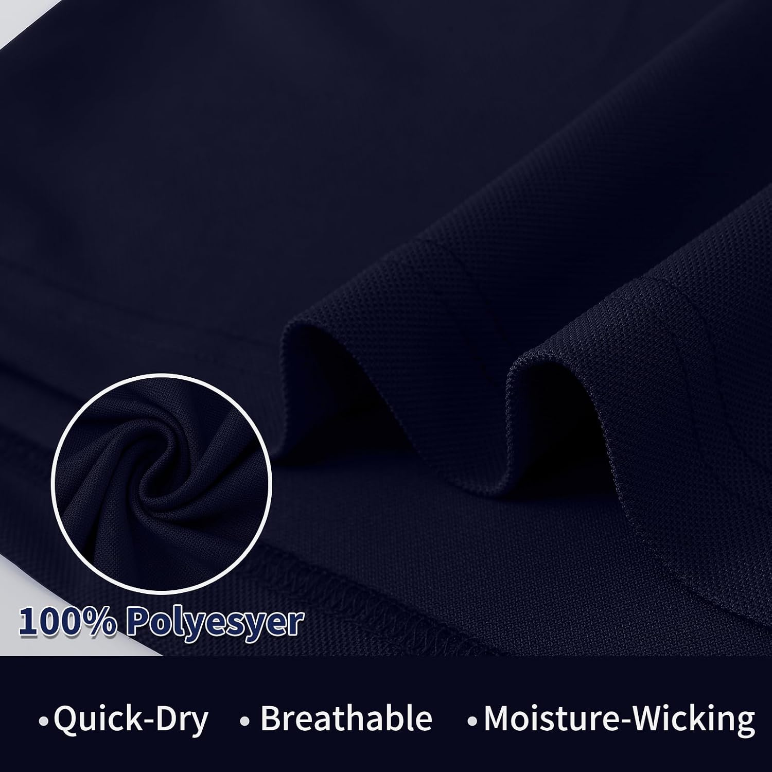 4 Pack Boys Polo Shirts Short Sleeve School Uniform Performance Pique Polo Golf Shirts for Kids