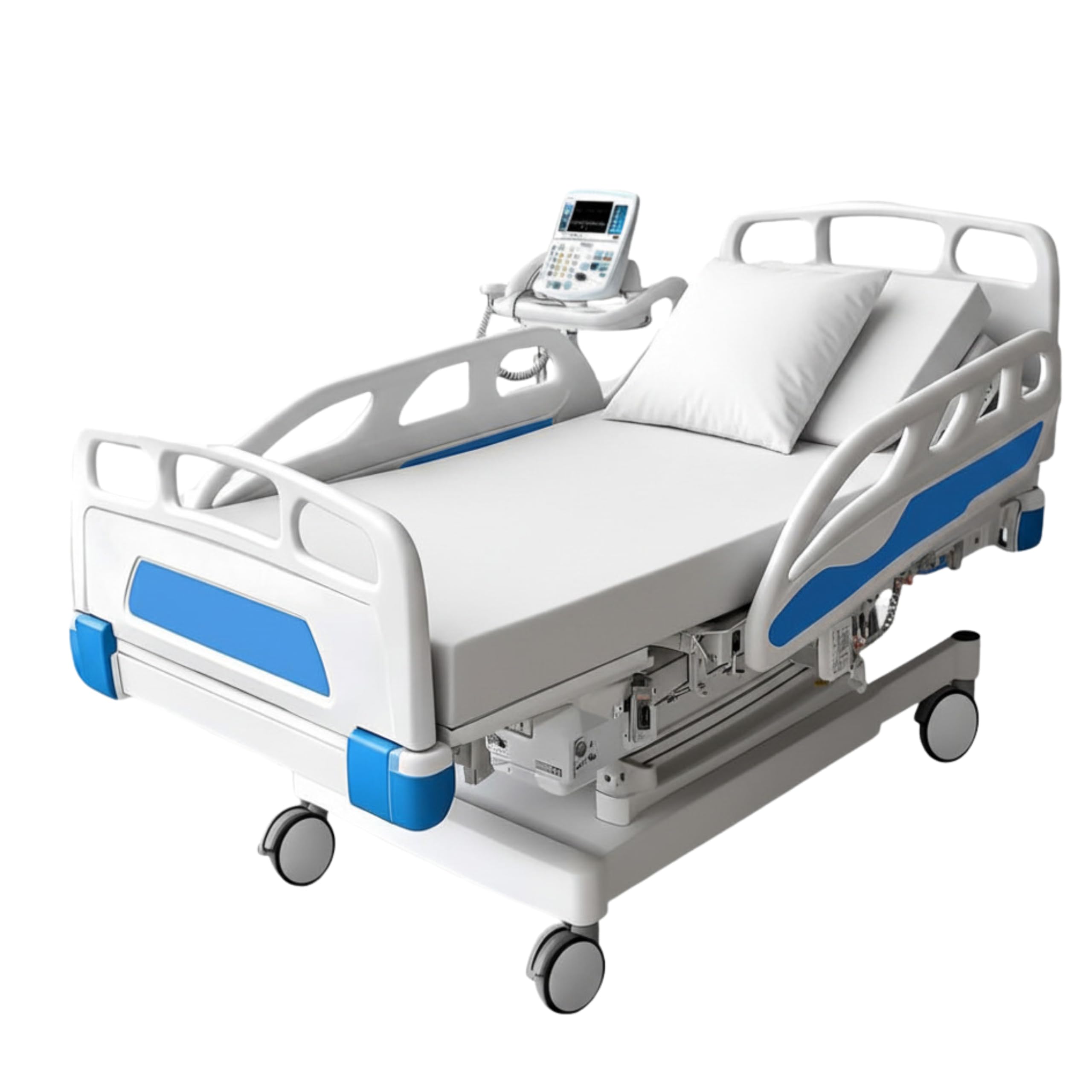 Colchón de rehabilitación de hospital con funda protectora impermeable (lavable), fabricado en Europa, 90 x 200 x 17. Funda de colchón impermeable en color blanco. Transpirable y lavable. Calidad