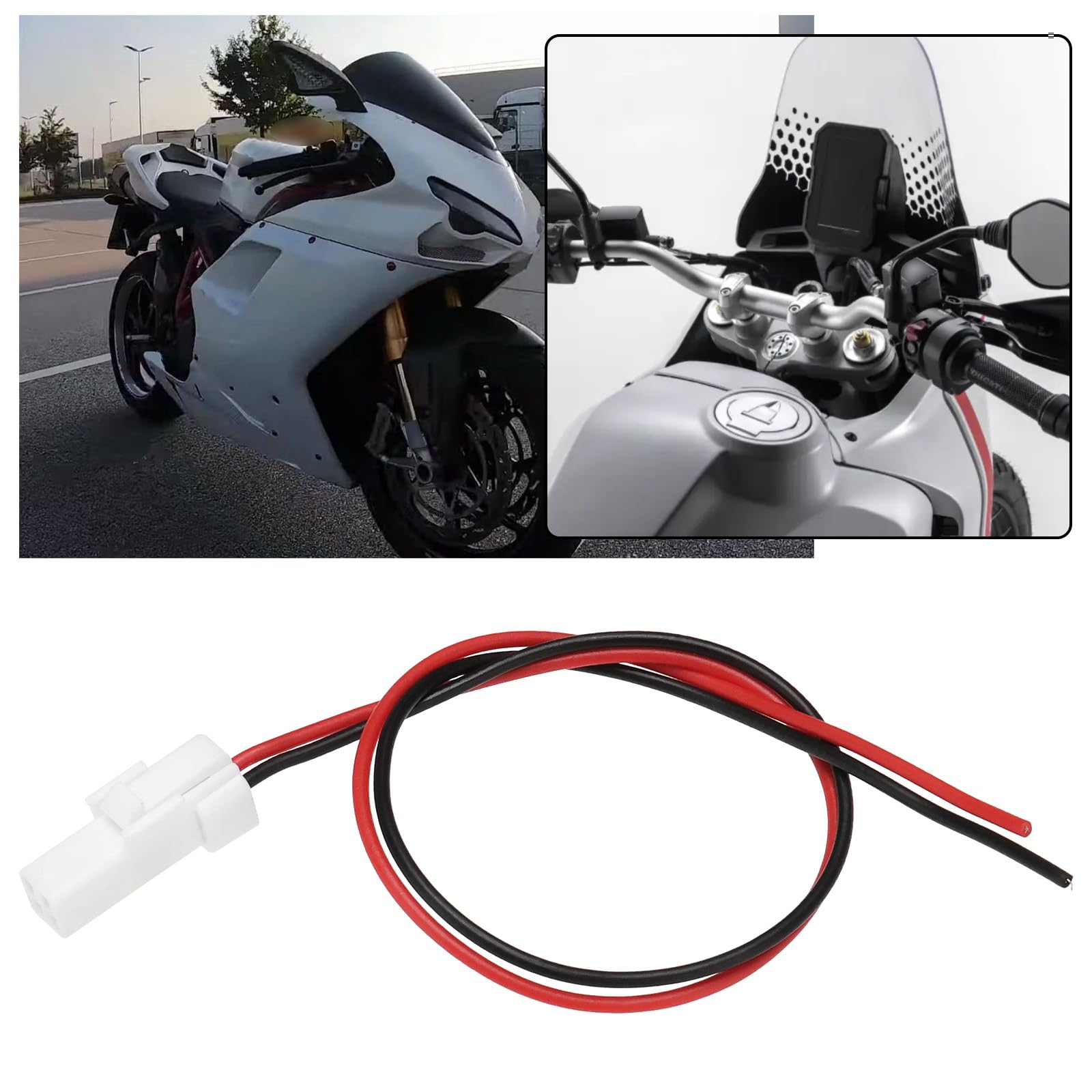 4Pin GPS Cablaggio Adattatore Compatibile Ducati Multistrada 1260 12V 17cm
