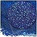 The Crafts Outlet 1-oz/28-g Metallic Finish, Glass, Microbeads 0.6mm, Ideal for Caviar Nails, Metallic Purple