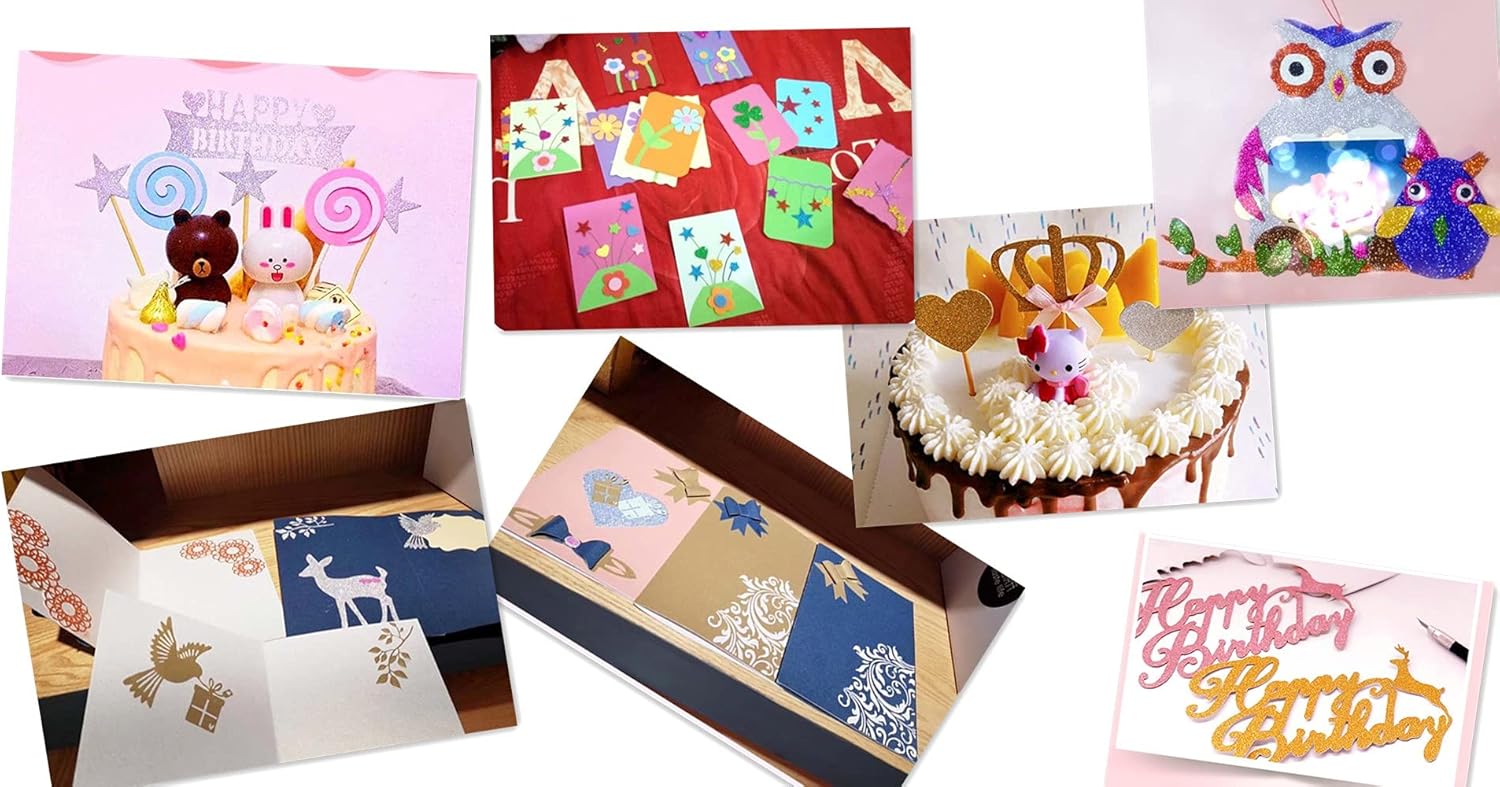 10pcs A4 Sheets Gold Glitter Cardstock Card Making DIY Material Sparkling Craftwork Scrapbooking Gift Wrapping Box Tissue Paper Sheets for Wrapping 6 71ezmjE3EDL. AC SL1500