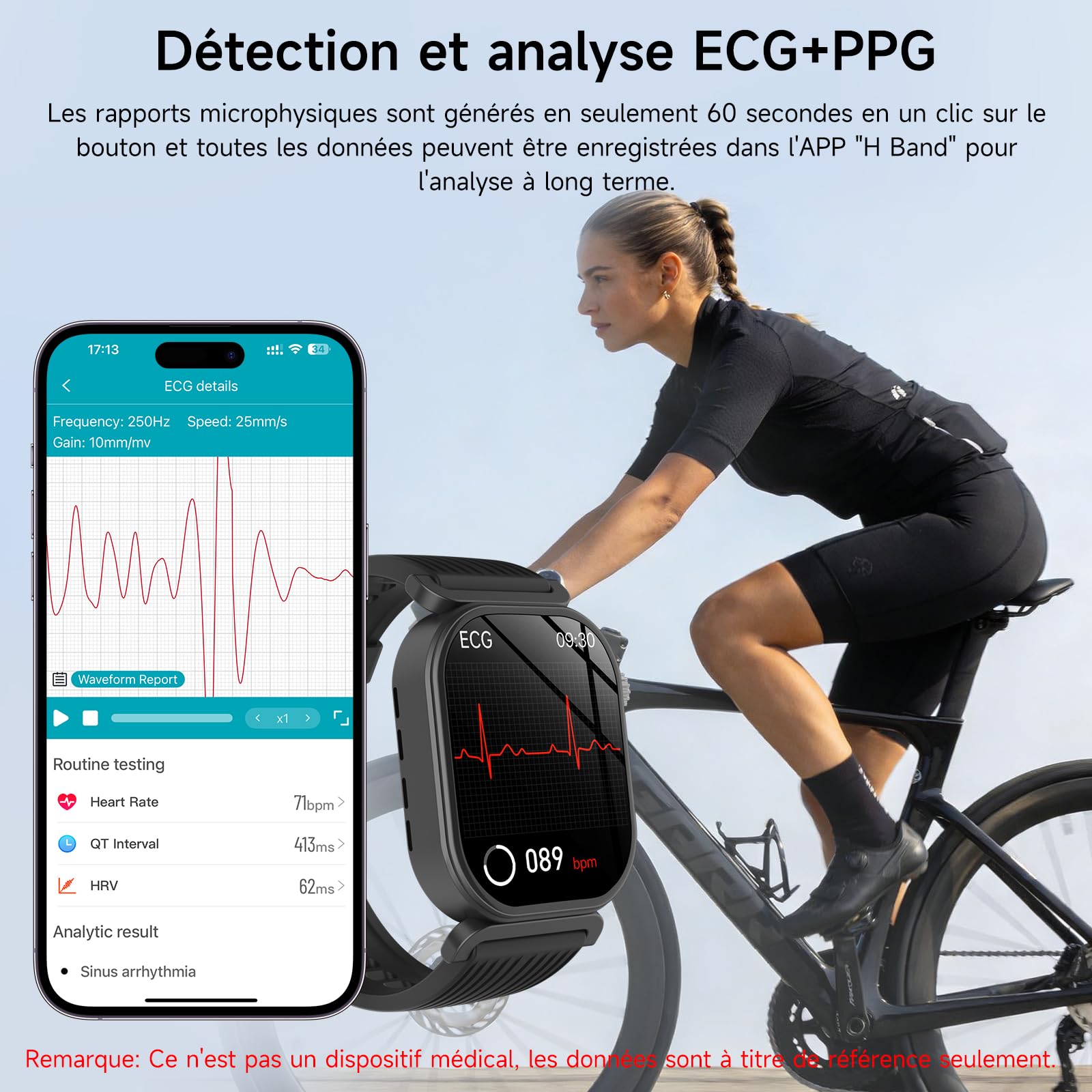 YUPENG 2026 Nouv’ Montre Connectée avec ECG/HRV/Acide urique/IMC, 1.88" Smartwatch avec Appel Bluetooth, 24/7 Fréquence Cardiaque/Sommeil/SpO2/Apnée/Appel d'urgence/SOS pour Android iOS