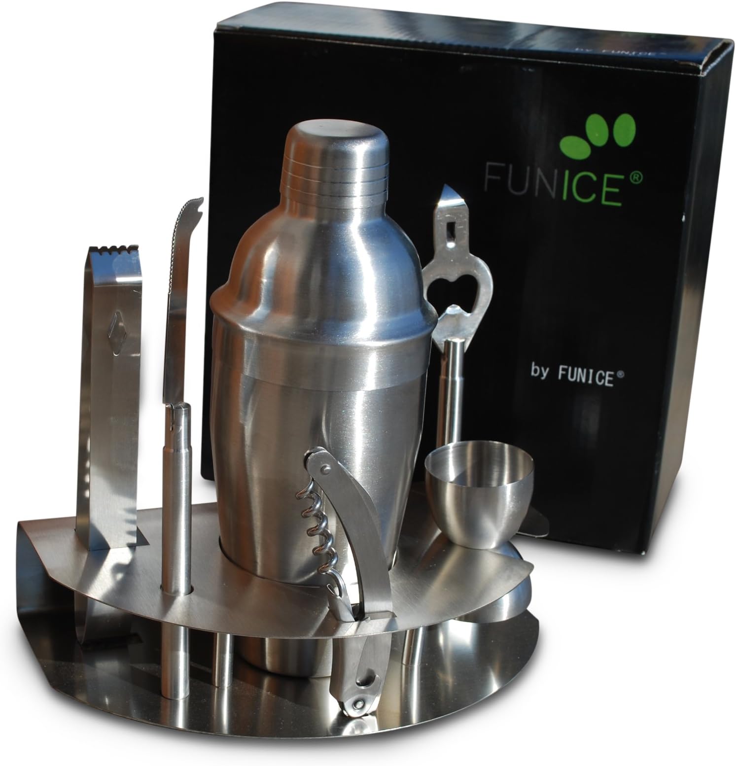 7pc Stainless Steel Cocktail Bar Set