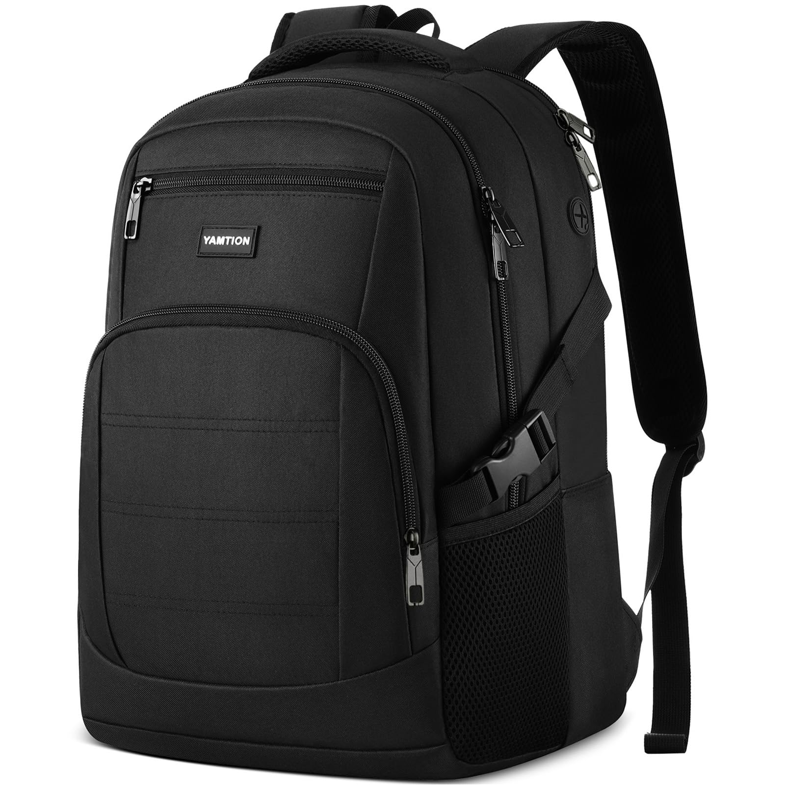 Black Backpack for Men and Women, Laptop Backpack, School Backpack for Boys and Girls, Li…