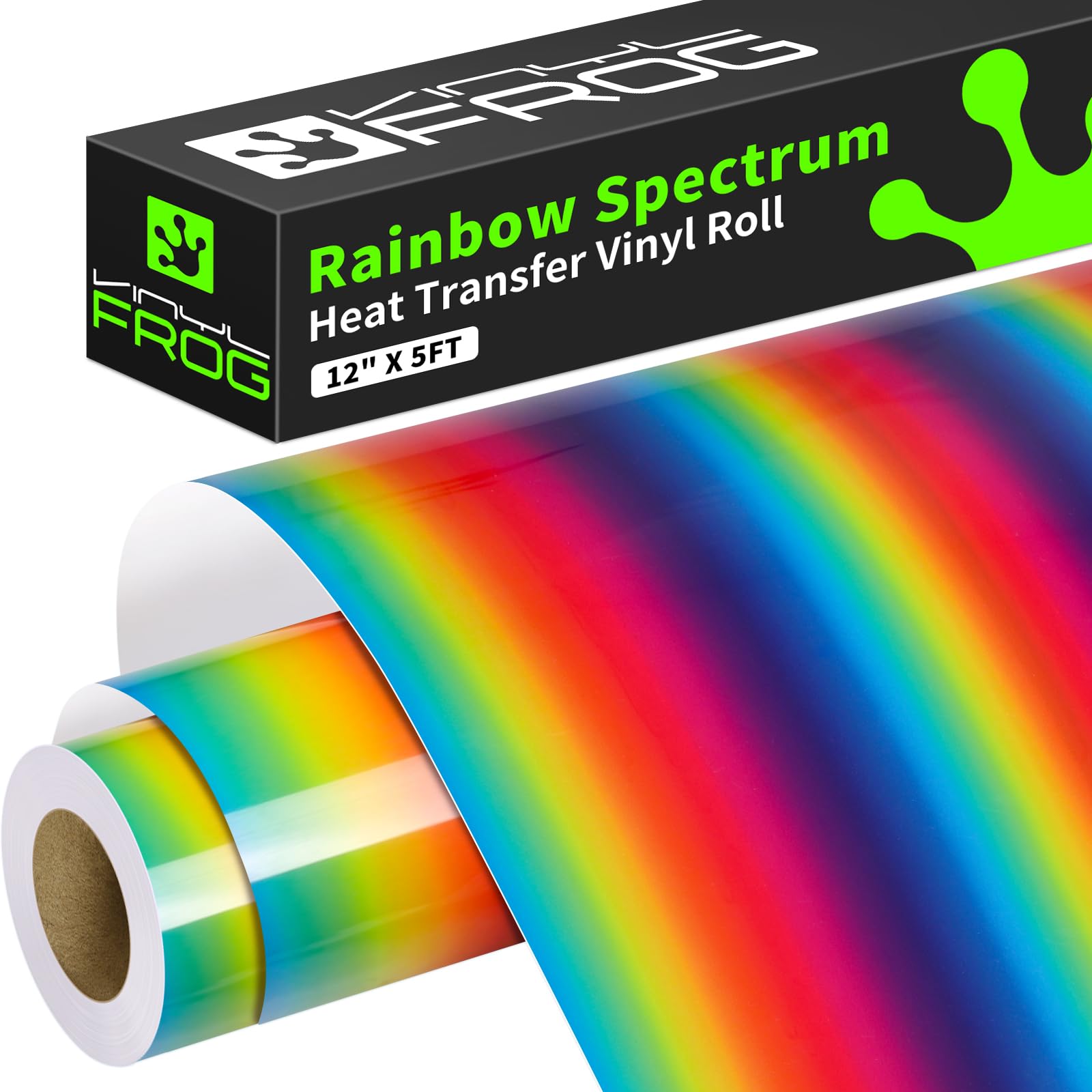 Vinyle transfert thermique arc-en-ciel pour personnaliser vos vêtements facilement