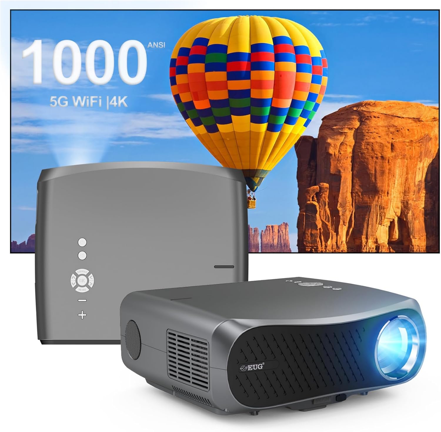 CAIWEI Android TV Projector 4K, Model 900DAB-05F