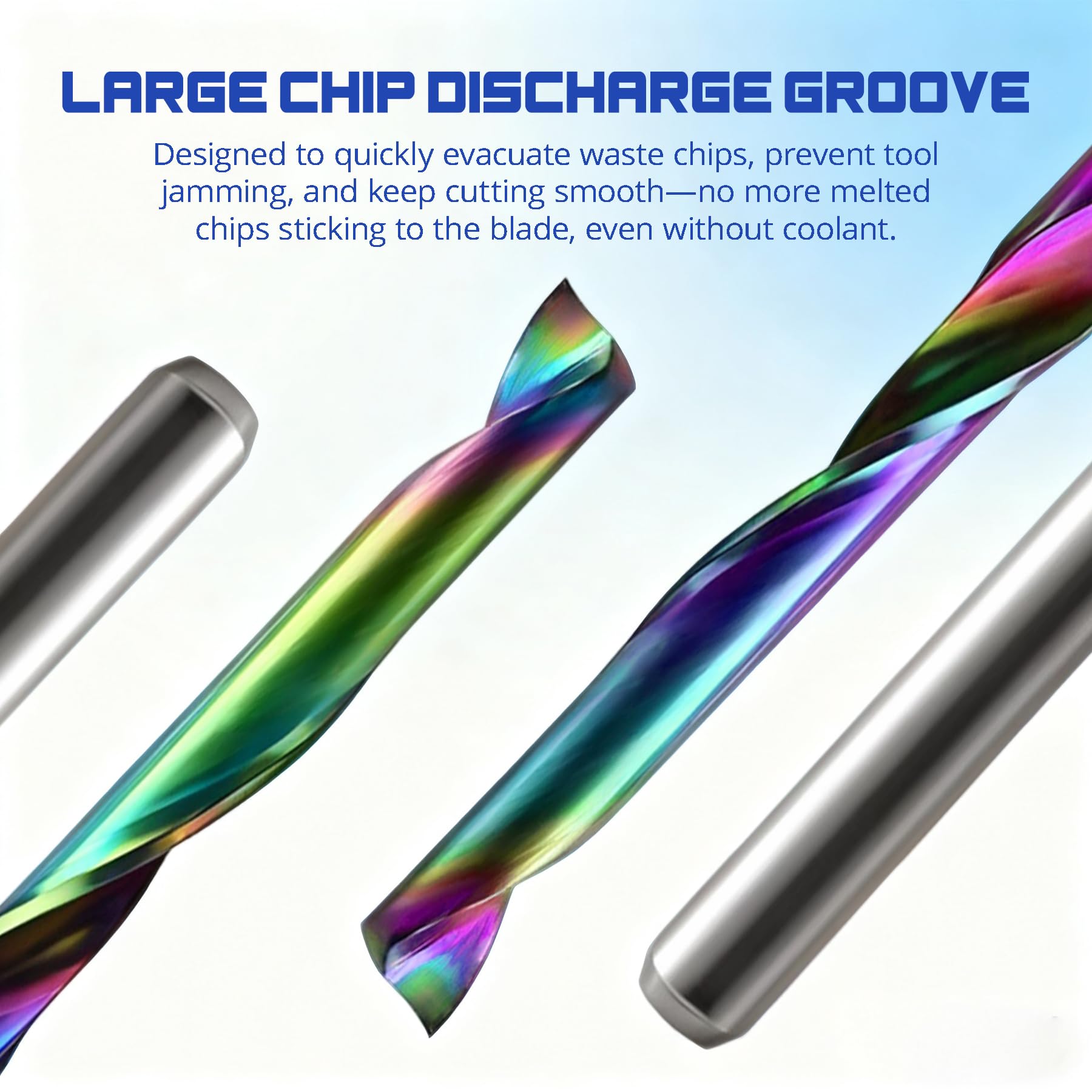 O Flute frezy do frezowania CNC z powłoką DLC, 1/8", trzonek 1/8", frez spiralny z litego węglika spiekanego do aluminium, akrylu, PCW, tworzywa sztucznego, drewna i MDF