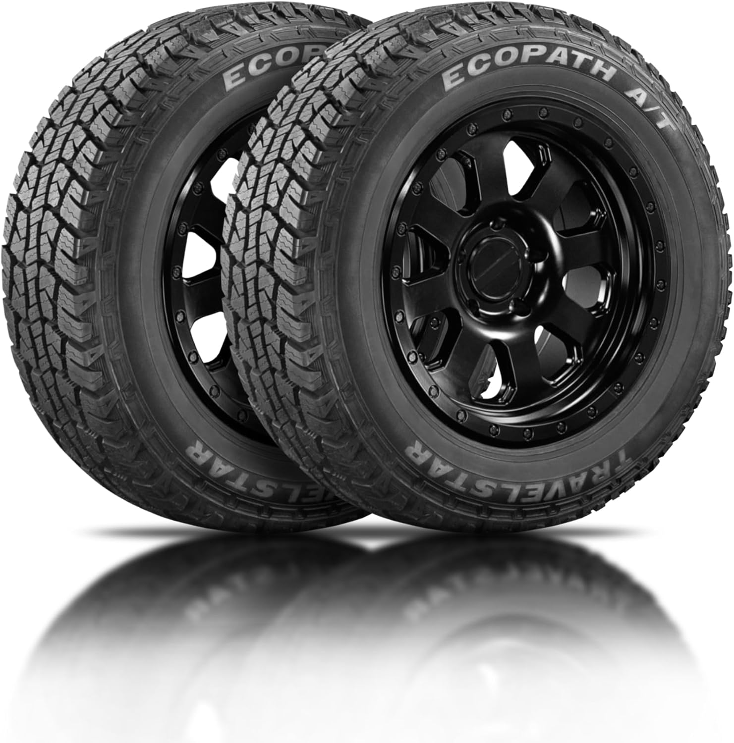 Set of 2 (TWO) Travelstar Ecopath AT All Terrain 275/65R18 116T SUV Radial Tire + Road Hazard Warranty Included 275/65/18 Set of 2 (TWO) Travelstar Ecopath AT All Terrain 275/65R18 116T SUV Radial Tire + Road Hazard Warranty Included 275/65/18