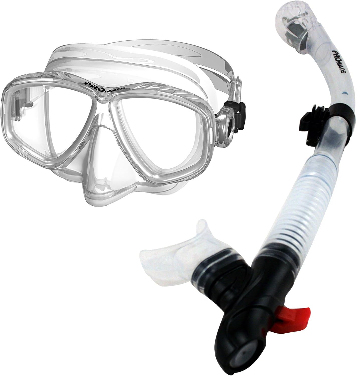Promate Snorkeling Purge Mask and Dry Snorkel Combo Set (SCS0096)