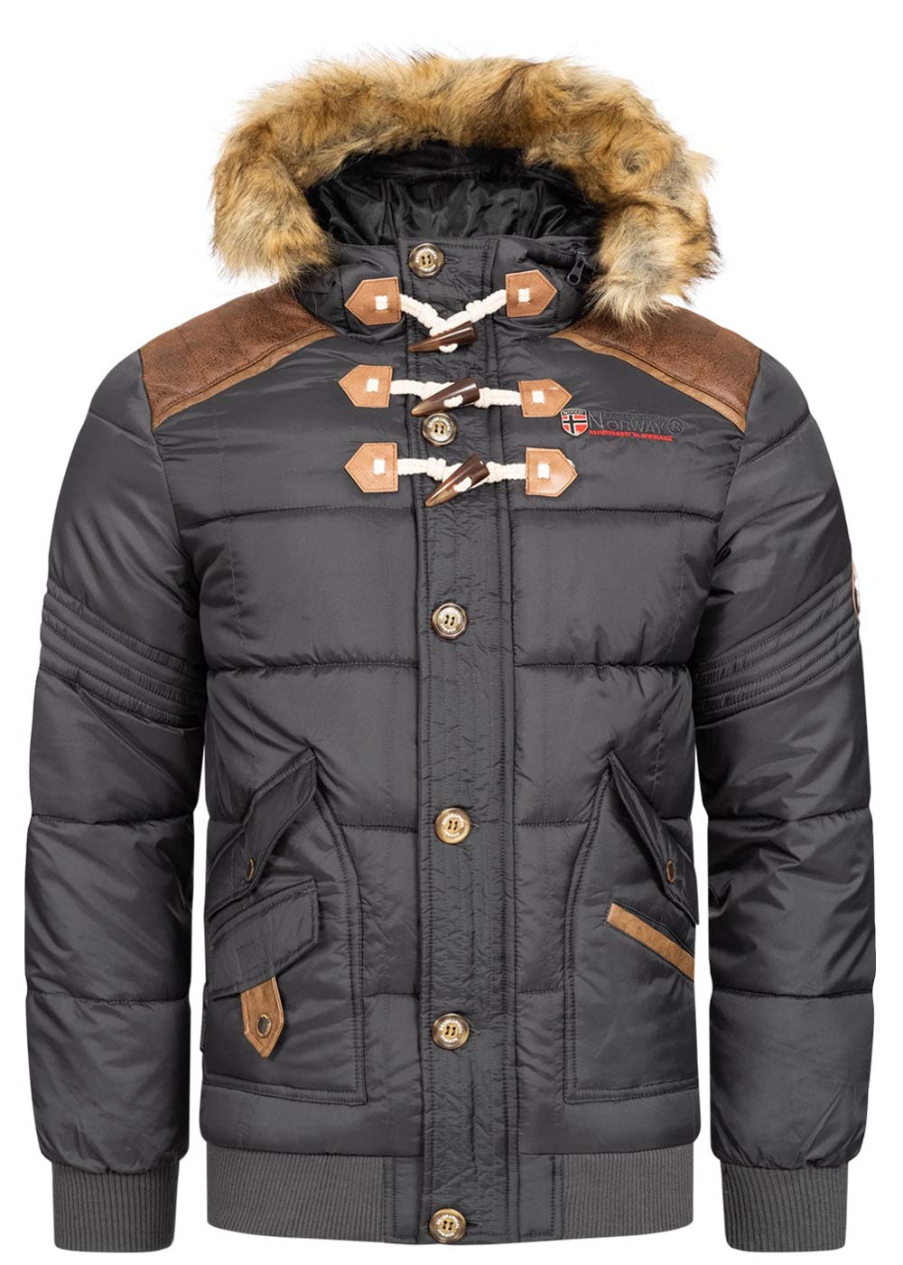 Geographical Norway - Giacca Invernale da uomo, trapuntata, Parka Belphegor