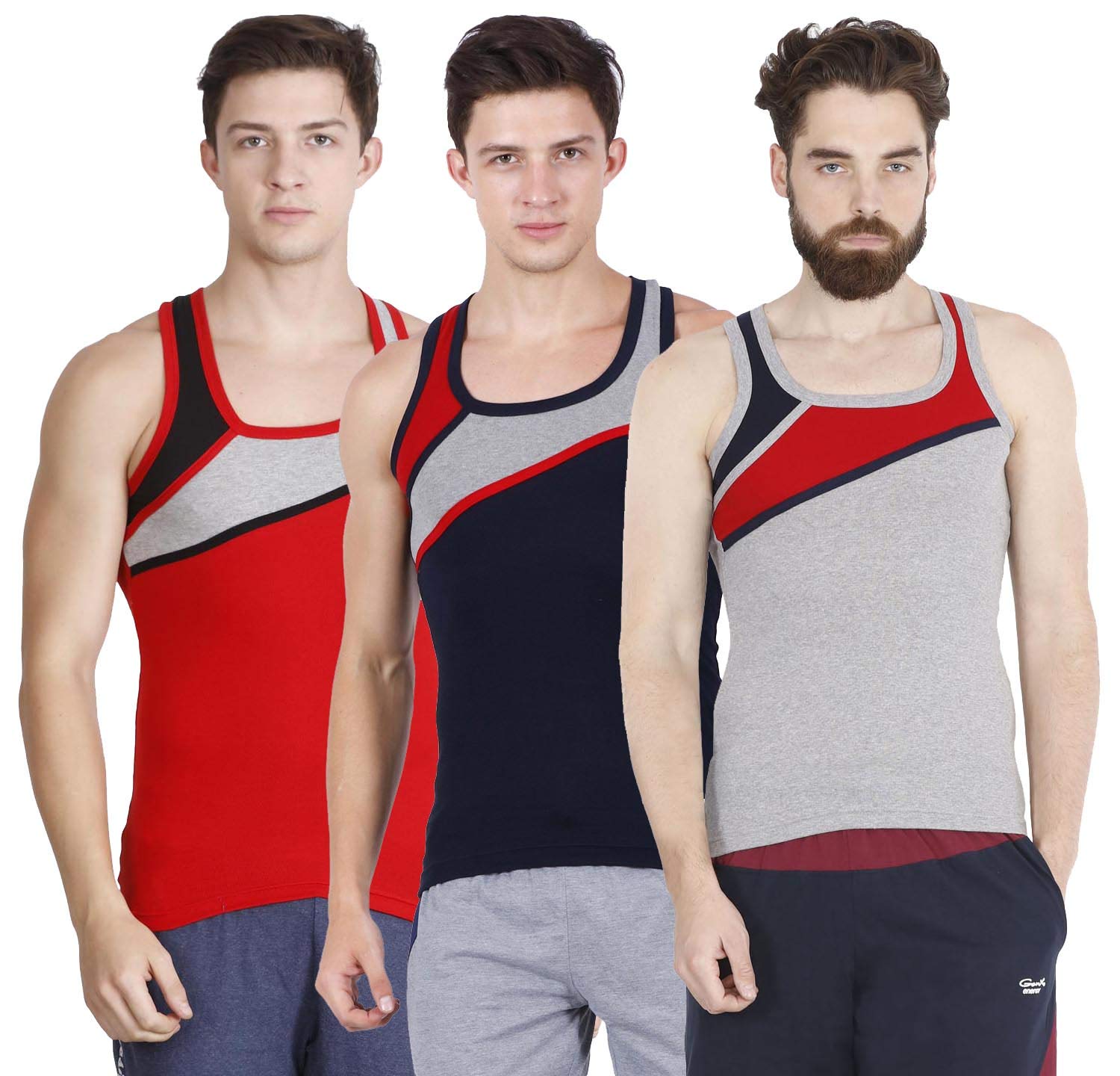 GenX Men's Regular Fit Gym Vest