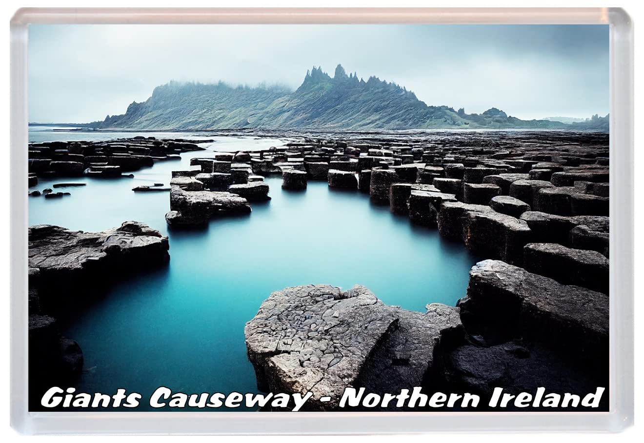 Baked Bean Store Multicolor Giants Causeway - Northern Ireland - 96 X 67Mm Jumbo Fridge Magnet/Magnets Bbs22kc55