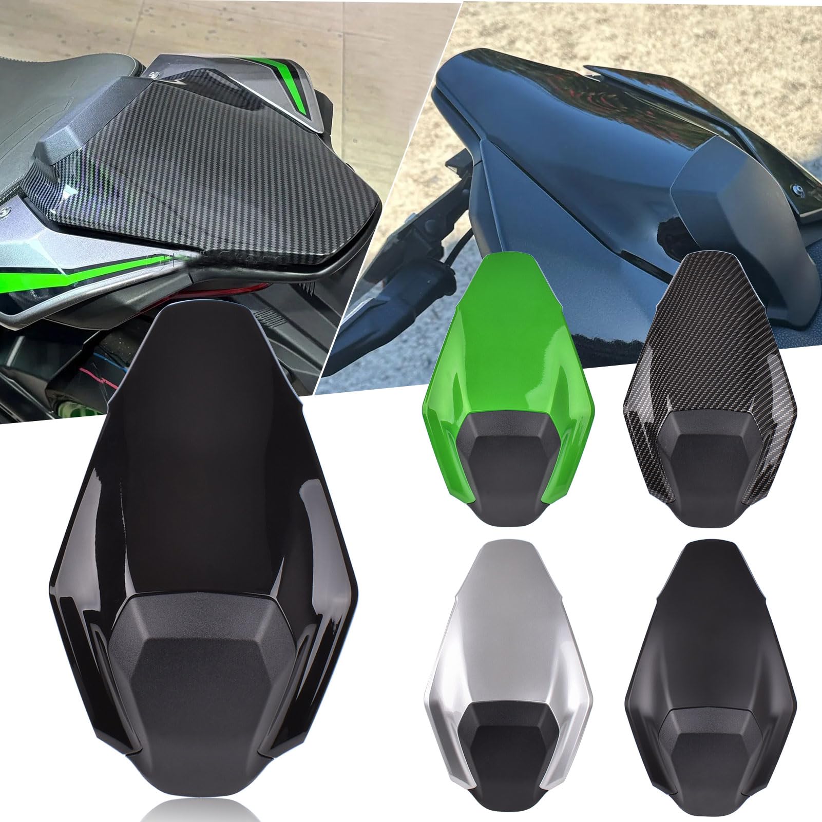 Capot de Selle Passager arrière Neuf pour Moto Z900/SE Z 900 SE Z-900 Accessoires 2025 2026, Capot de Dossier de Selle Solo Passager (Noir Mat)
