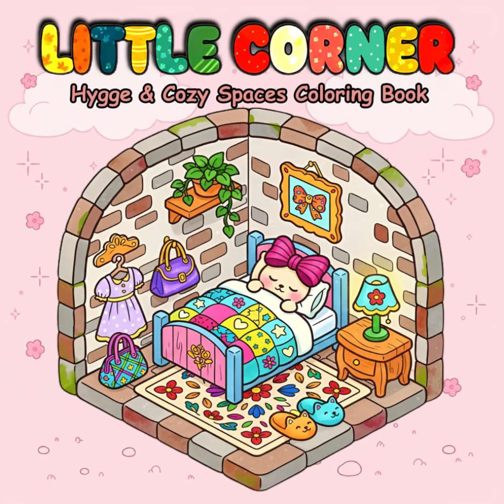 Little Corner: Hygge & Cozy Spaces Coloring Book