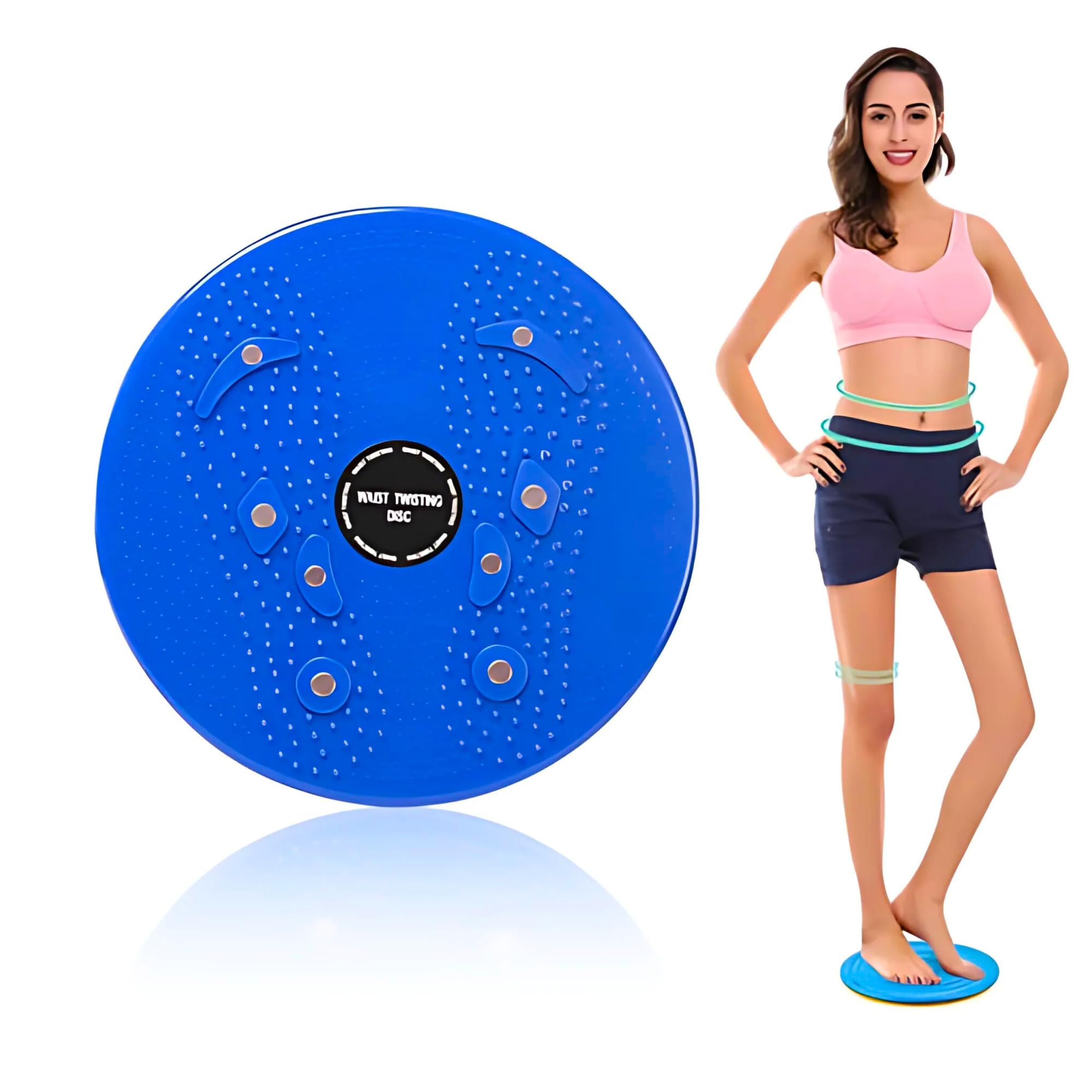 Elevea 𝟏𝟓 𝐘𝐞𝐚𝐫𝐬 𝐖𝐚𝐫𝐫𝐚𝐧𝐭𝐲 Slim Fit Twister & Exerciser – Non-Slip Design, Abdominal & Core Strengthener, Perfect for Home Workout, Waist Trimmer & Fat Buster for Men & Women.