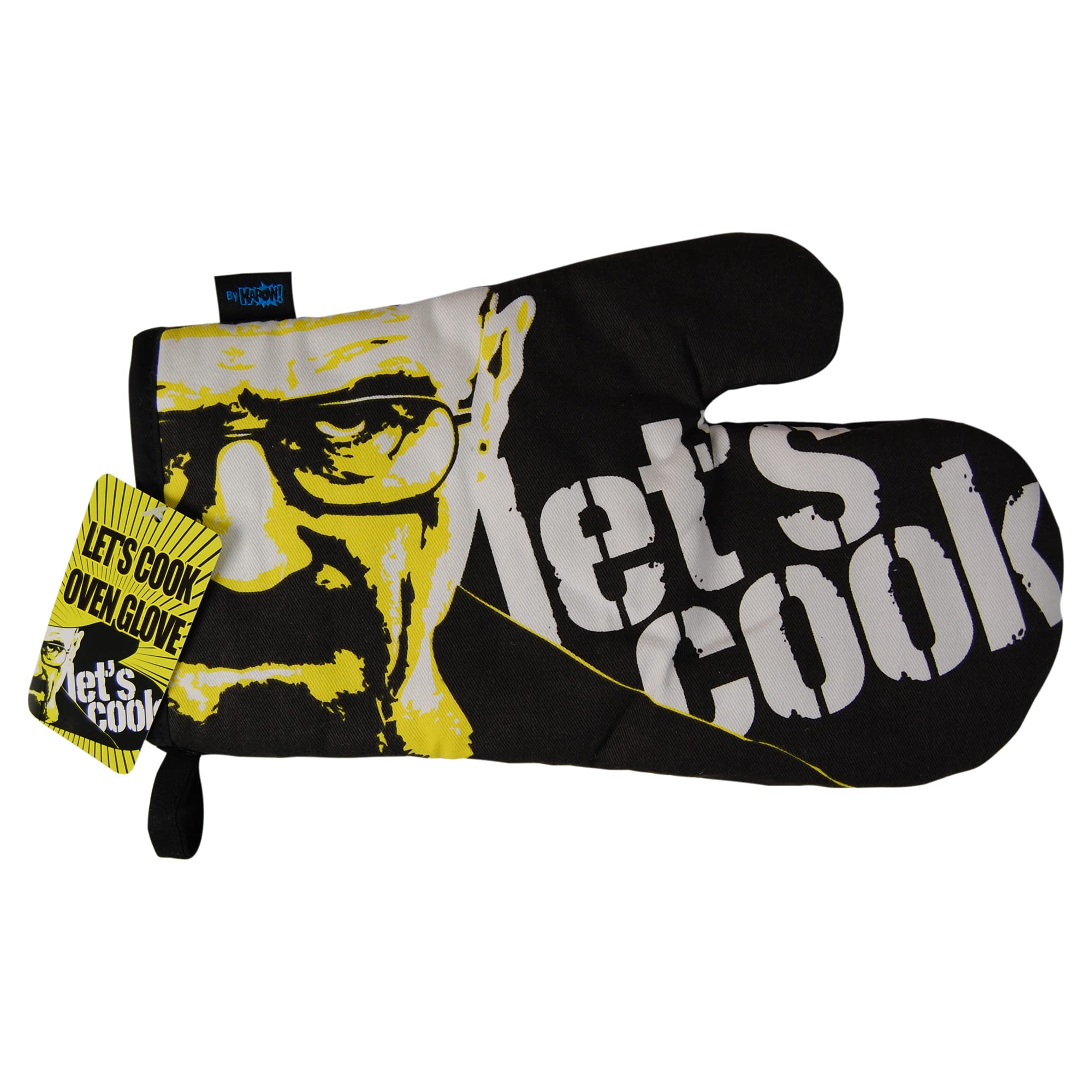 Bomblighters Lets Cook Oven Glove - Oven Mitt Pot Holder Gift Idea For Him Her Kitchen, Multicolor, One Size