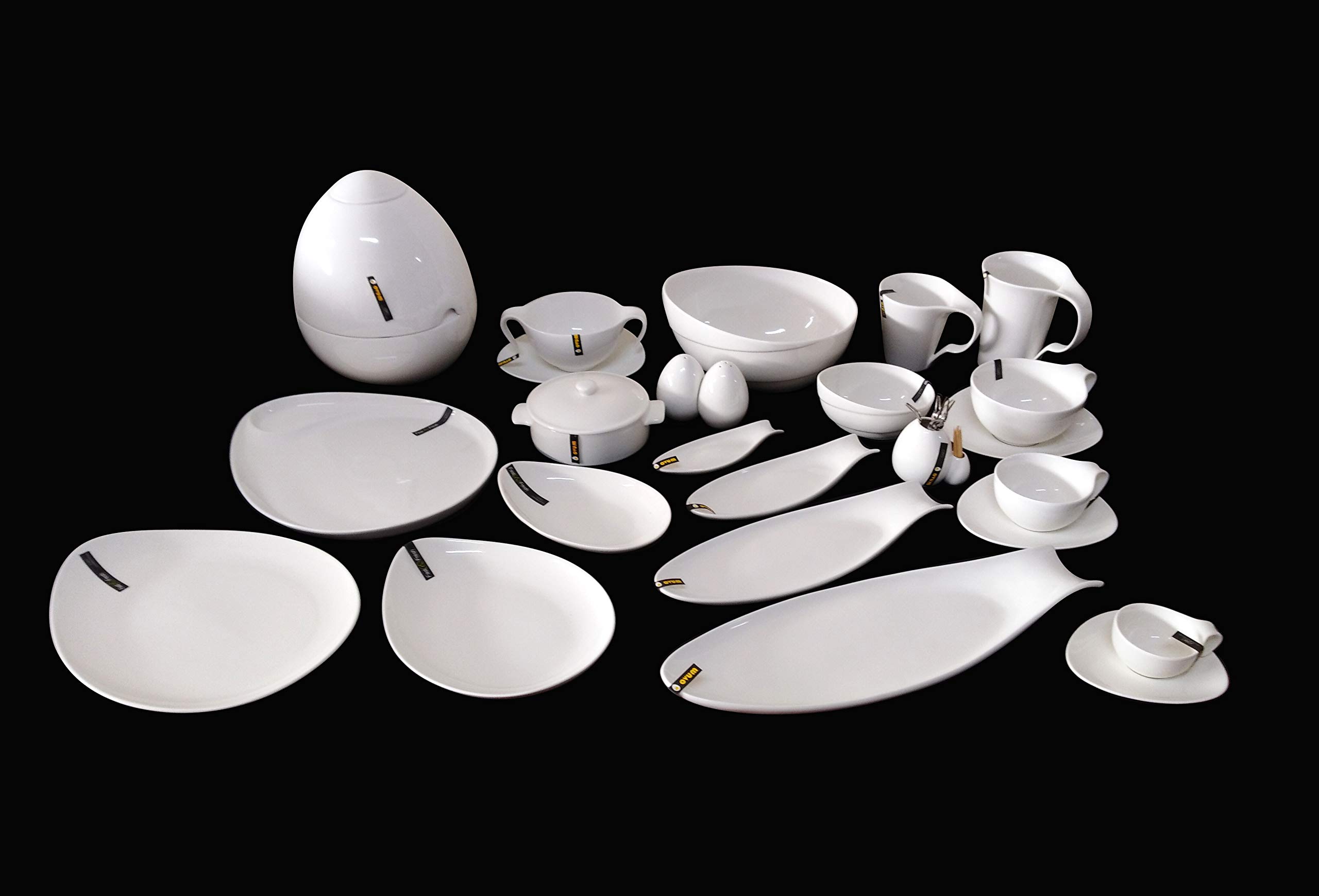 FranquiHOgar Set spécial tapas Ovum composé de 8 plats, 2 supports et 12 pics à cocktail