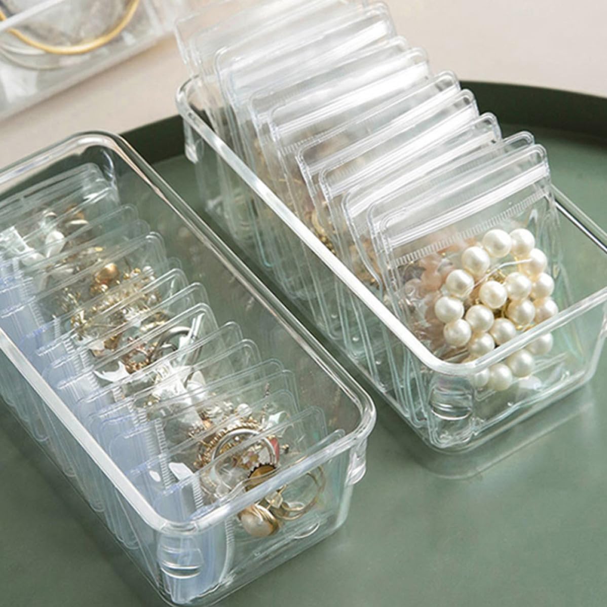 Caja de Almacenamiento para Cajones Transparente Pet 15 Piezas
