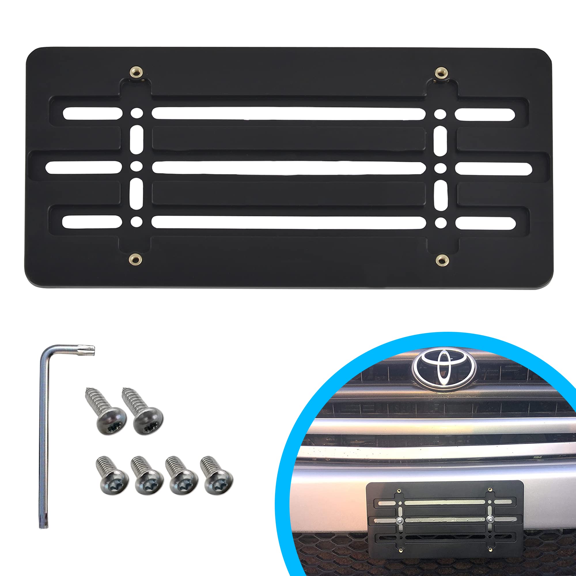 Buy Front Bumper License Plate Bracket for Toyota 20002023, Plate