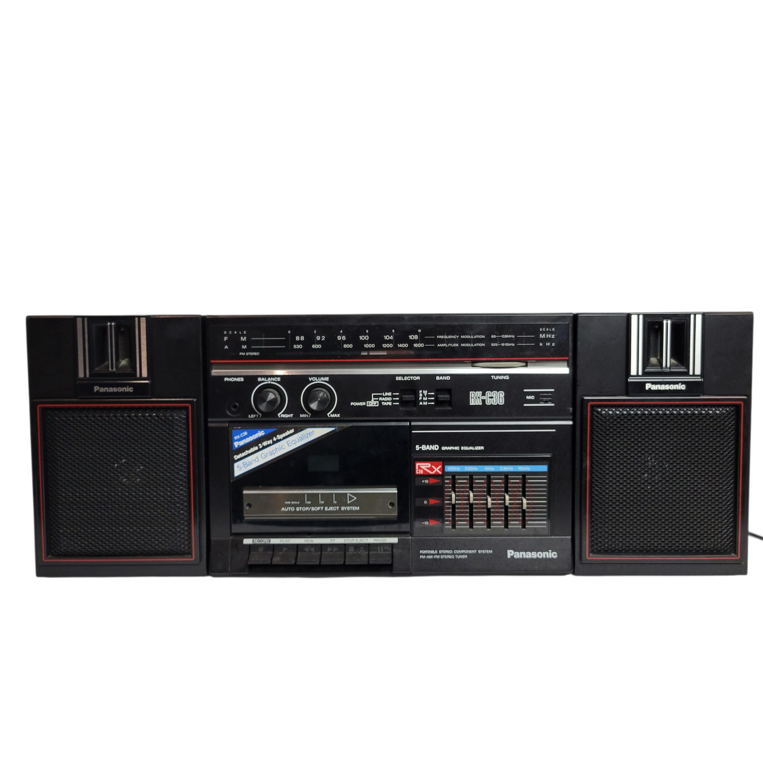 Amazon.com: Panasonic RX-C36 Portable Stereo Cassette Player