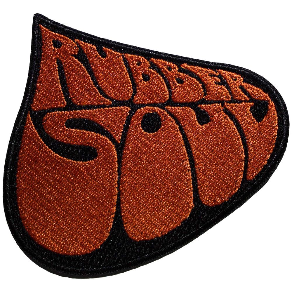 The Beatles Rubber Soul Album Logo Large Woven Patch Size One Size - Les Beatles, Paul McCartney, John Lennon, RIngo Starr, George Harrison The Beatles Rubber Soul Album Logo Large Woven Patch Size One Size