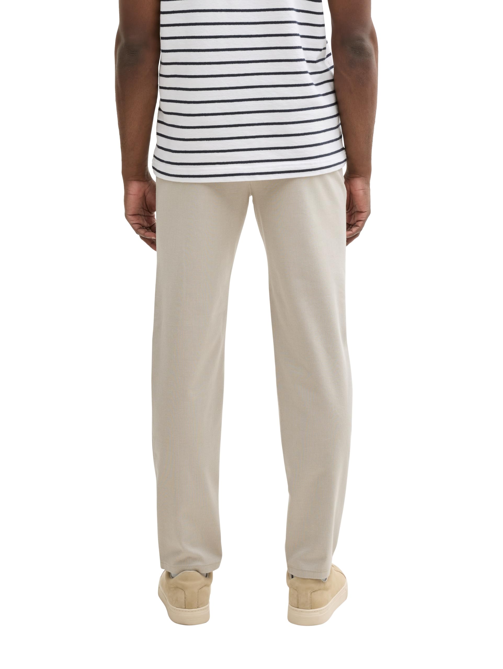 TOM TAILOR Denim Herren Regular Fit Chino Hose mit Gürtel