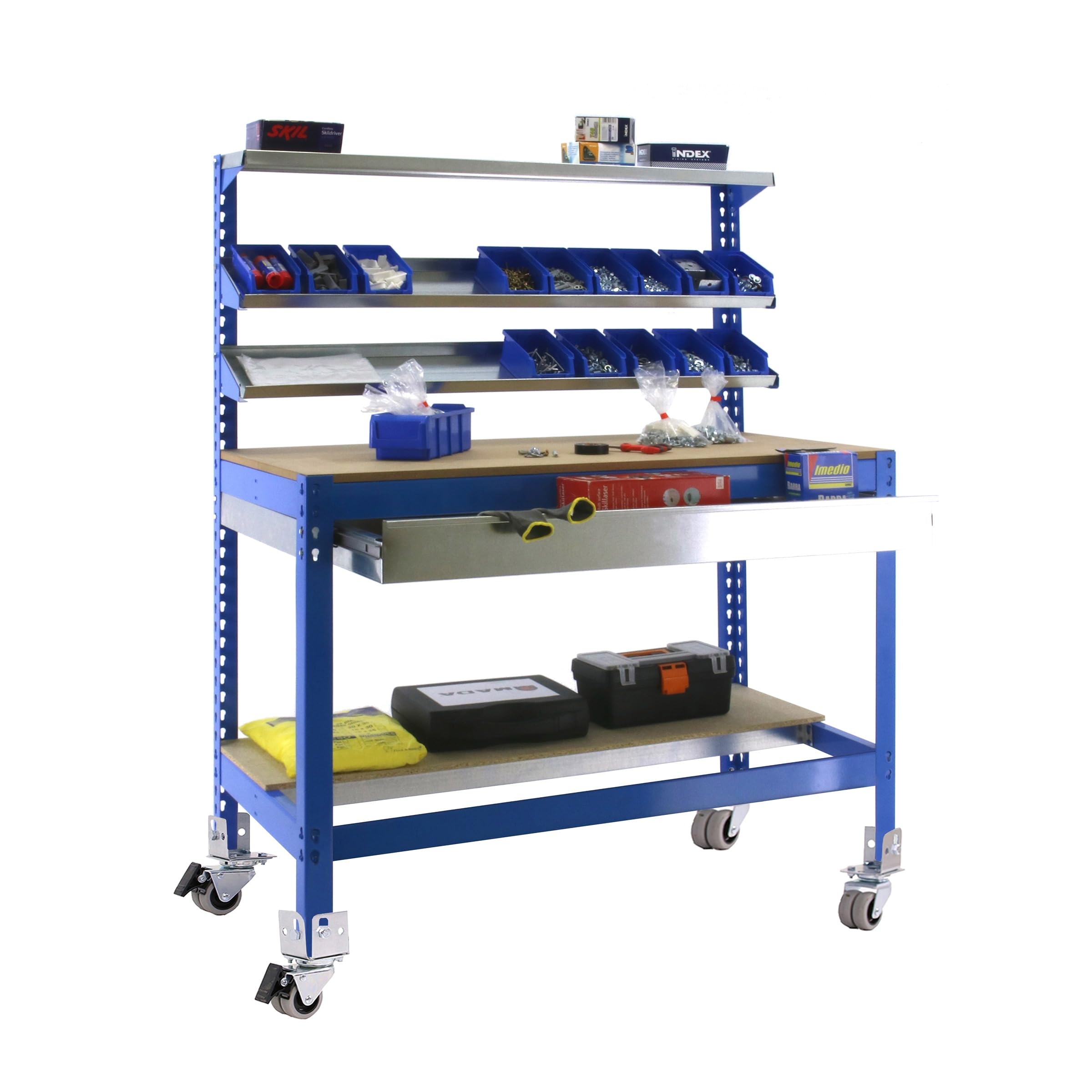 Simon Rack Banco de Trabajo Taller con Ruedas 910x610 mm - BT1