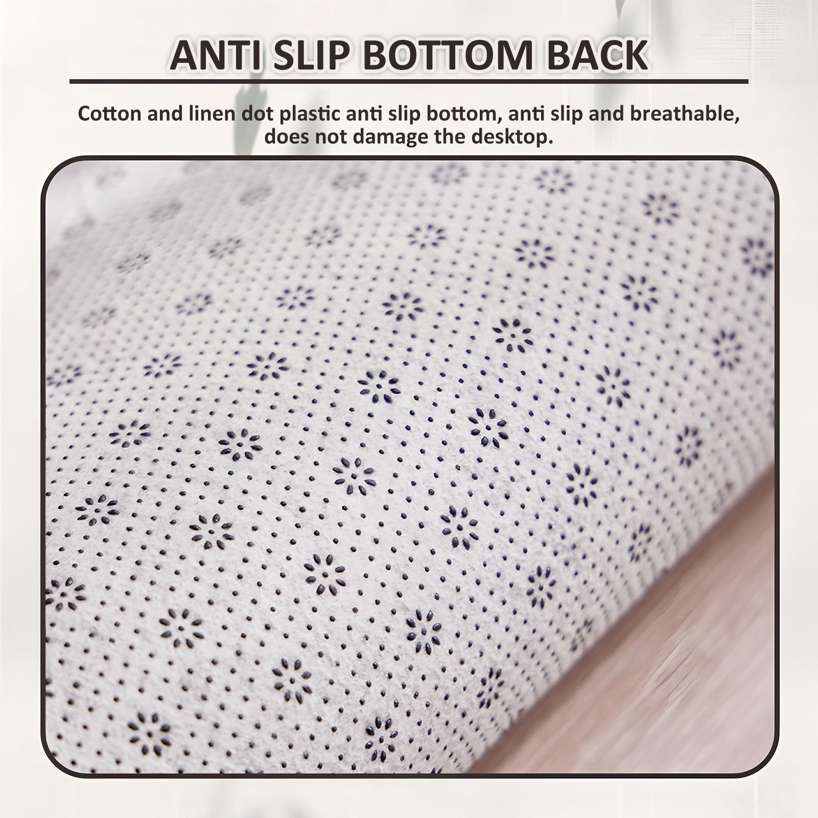 Tapis de Table de mah-Jong, Épaissi et antidérapant avec Sac de Transport(75cm/29.52in)
