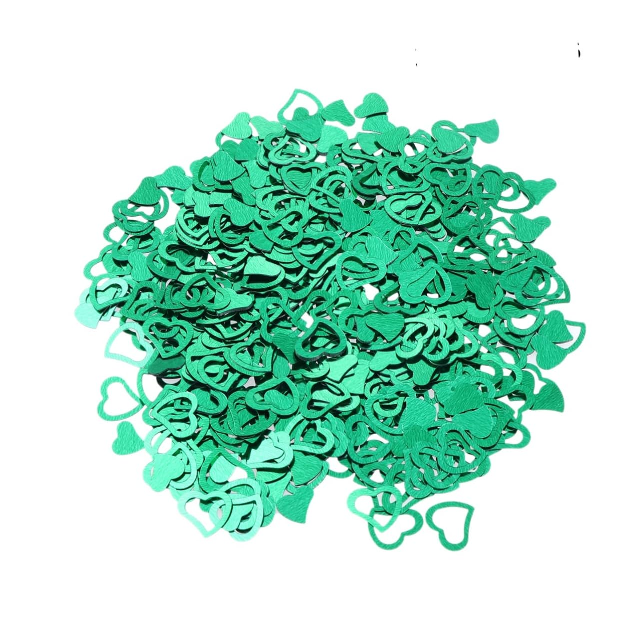 jojofuny 9000pezzi Confetti Cuore Verde Glitterato Per Matrimonio e Feste Decorazioni Romantiche Per Tavolo Compleanni e Cerimonie Speciali