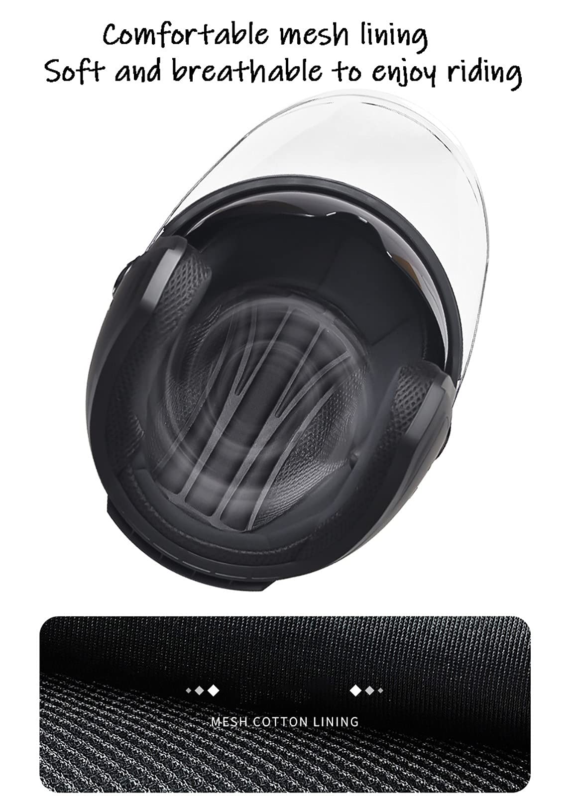 Casque Moto Jet Bluetooth Hammock – Ouvert Avec Double Visière Anti-buée ECE Homologué