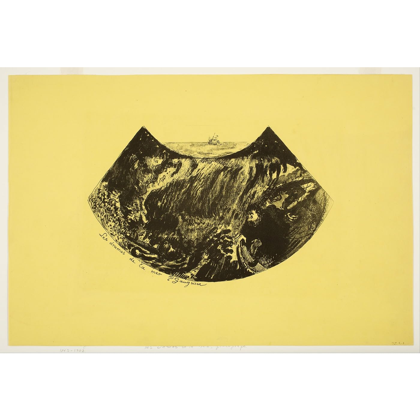Gauguin Drames de la mer impression giclée haute définition grand format - 2