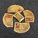 Gold Waterproof Plastic Playing Cards with Storage Case, Flexible 54-Card Poker Deck for Parties and Travel