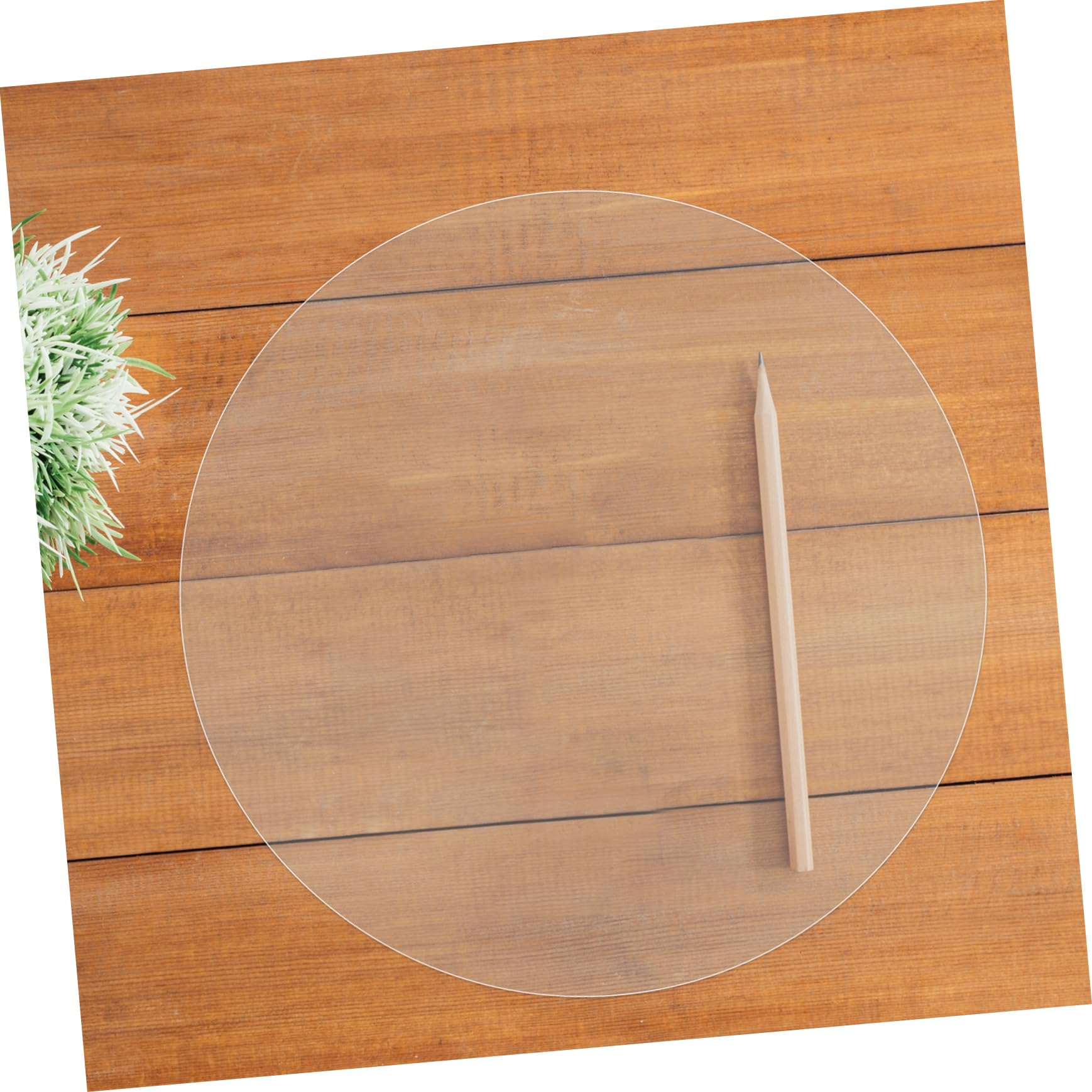 DOITOOL 8 Stück Transparente Runde Acrylplatte Glatte Kanten Leichter Klarer Acrylscheibe für DIY Bastelprojekte Malrahmen Kinderspaß und Vielseitige Handarbeiten
