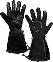 Vista 2 de ActionHeat Guantes térmicos Featherweight AA con pilas para hombre, para clima frío, caza de invierno, esquí, caminar