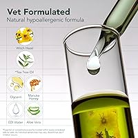 Vista 5 de Toallitas limpiadoras de oídos para perros, tratamiento de infección de oído de perro, toallitas hipoalergénicas para los oídos para perros y gatos