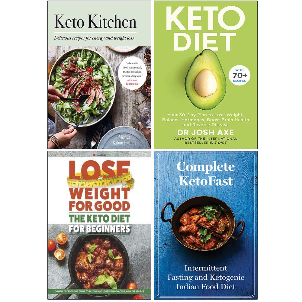 Keto Kitchen, Keto Diet, The Keto Diet for Beginners, Complete KetoFast 4 Books Collection Set Paperback – 1 January 2020
